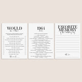 61st Birthday Games For Him Born in 1964 by LittleSizzle