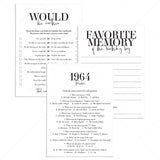 61st Birthday Games For Him Born in 1964 by LittleSizzle