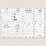 Wavy Border Grad Party Games Bundle Printable by LittleSizzle