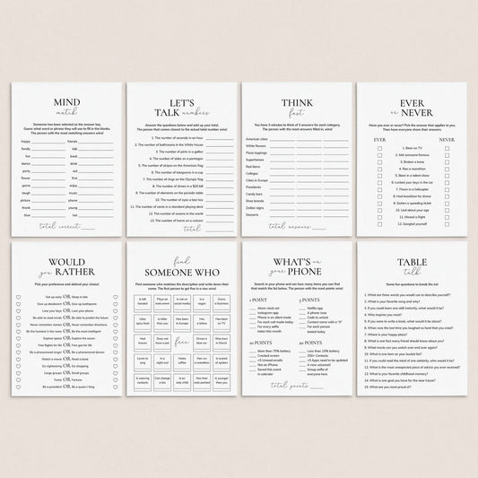 Ice Breaker Games Bundle Printable by LittleSizzle