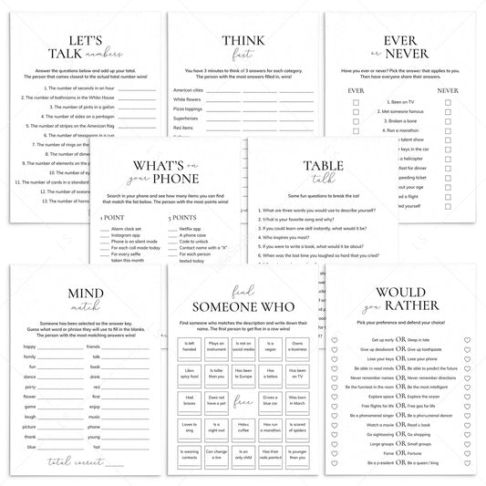 Ice Breaker Games Bundle Printable by LittleSizzle