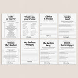Fun Retirement Party Game Bundle Printable | Digital Download by LittleSizzle