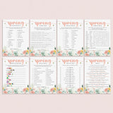 Spring Themed Games Bundle Printable by LittleSizzle