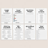 8 Fun Graduation Party Games Printable by LittleSizzle