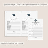 Graduation Advice and Wishes Printable Cards