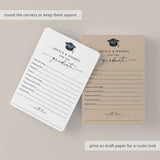 Graduation Advice and Wishes Printable Cards