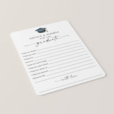 Graduation Advice and Wishes Printable Cards