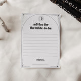 Mystical Bridal Shower Advice Cards Printable