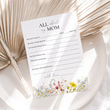 All About My Mom Printable