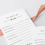 All About My Mom Worksheet Printable Elegant Minimalist Mother's Day Cards