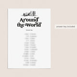 Fun Book Club Game Book Around The World Printable