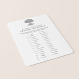 Family Around The World Game Printable