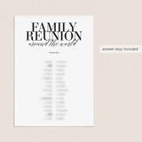 12 Printable Family Reunion Games + Bonus