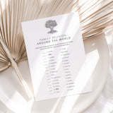 Family Around The World Game Printable