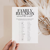Family Reunion Game Family In Different Languages with Answers Printable