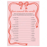 Love Around The World Quiz with Answers Digital Download by LittleSizzle