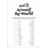 Fun Book Club Game Book Around The World Printable by LittleSizzle