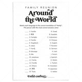 Printable Family Around The World Game with Answers by LittleSizzle