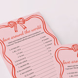 Love Around The World Quiz with Answers Digital Download