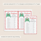 Ugly Sweater Christmas Party Games and Activities Printable