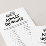 Fun Book Club Game Book Around The World Printable