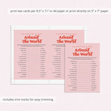 Valentine's Day Game I Love You Around The World Printable
