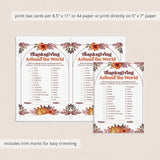 Printable Thanksgiving Games for Families