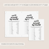 Fun Book Club Game Book Around The World Printable