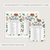 Ugly Sweater Party Game Printable Christmas Around The World