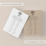 Family Around The World Game Printable