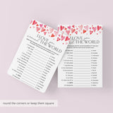 I Love You In Different Languages Game Digital Download