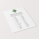 Printable Family Around The World Game with Answers