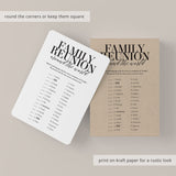 Family Reunion Game Family In Different Languages with Answers Printable