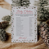 Merry Christmas Around the World Game Printable