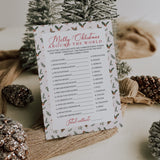 Merry Christmas Around the World Game Printable