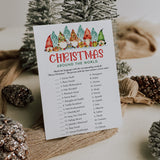 Printable Merry Christmas Around The World Game with Answers