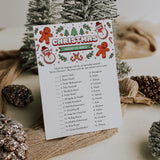 Merry Christmas Around The World Printable Game Card