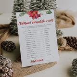 Christmas Around The World Game Printable