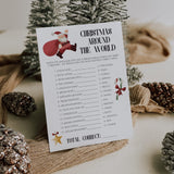Funny Holiday Game Christmas Around The World Printable