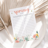 Spring A to Z Game Printable
