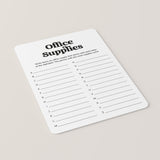 Easy Work Party Game Office Supplies A-Z Printable