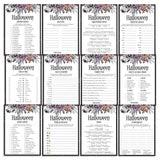 Gothic Halloween Party Games Bundle Printable by LittleSizzle