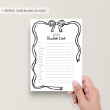 New Years Resolutions & Reflection Cards Printable