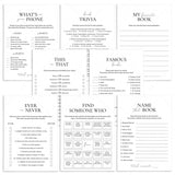 8 Book Club Games Printable Icebreakers for Book Club by LittleSizzle