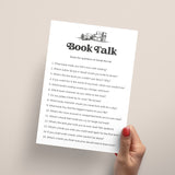 Book Club Get To Know You Questions Printable
