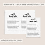 Book Club Get To Know You Questions Printable