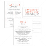 91st Birthday Games For Her Born in 1934 by LittleSizzle