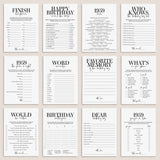 Born in 1959 66th Birthday Party Games Bundle For Men by LittleSizzle