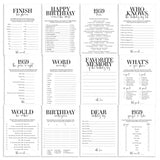Born in 1959 66th Birthday Party Games Bundle For Men by LittleSizzle