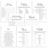 Born in 1974 Birthday Games for Her Printable by LittleSizzle